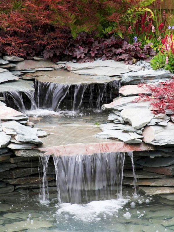 Водопад-фонтан Ручеек садовый