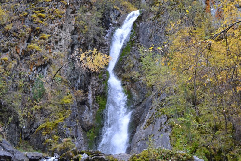 Камышлинский водопад Кемеровская область
