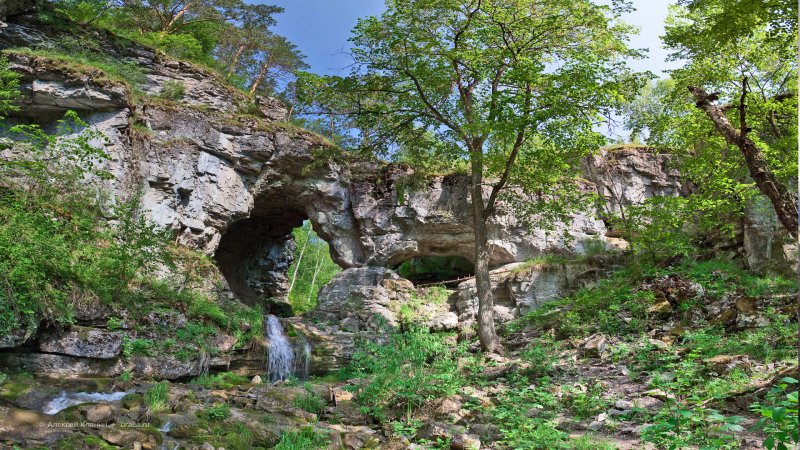 Атышский водопад Башкирия