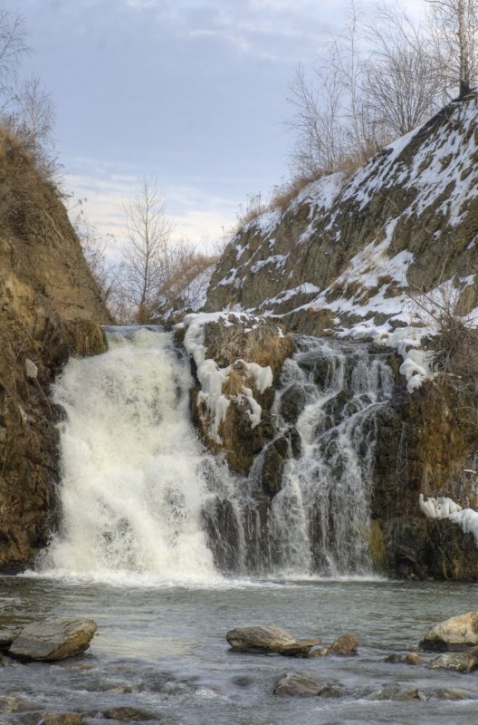 Беловский водопад Искитим