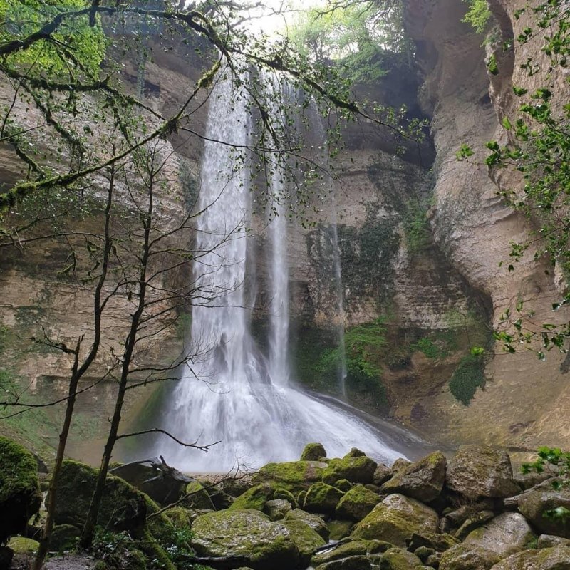 Шакуранский водопад в Абхазии
