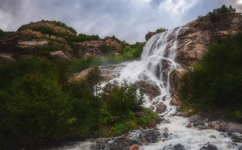 Алибекский водопад Черкесия