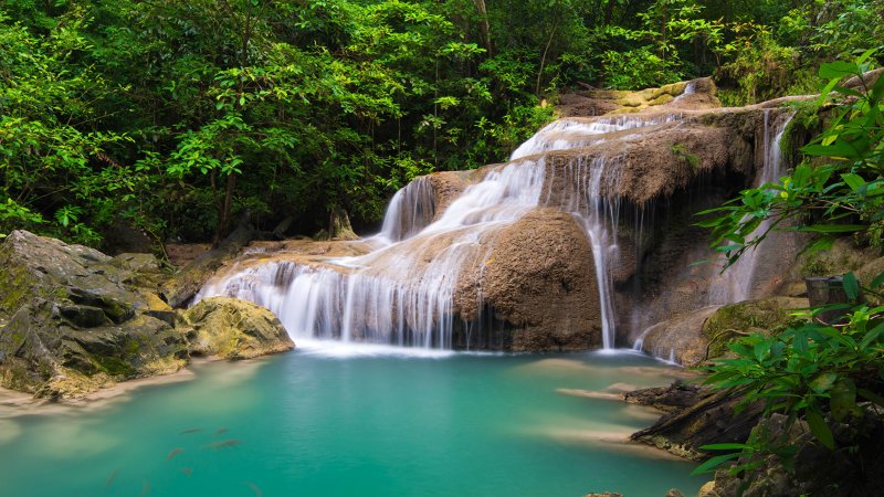 Природа в Таиланде и водопады