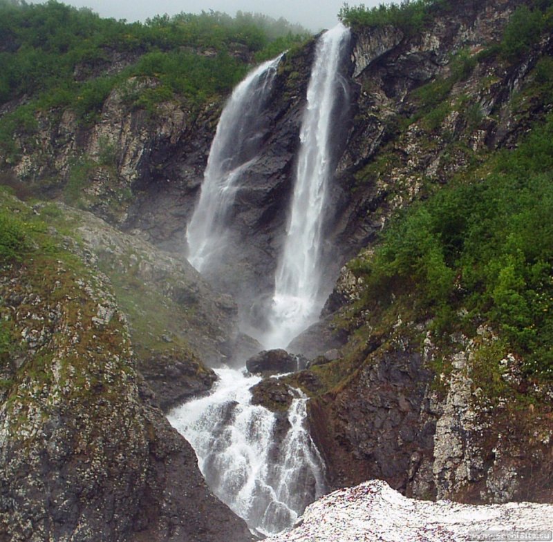 Водопад "Верингфоссен" (Waterfall "Voringfossen")