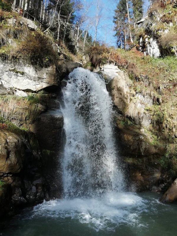 Водопад Кейва красная Поляна