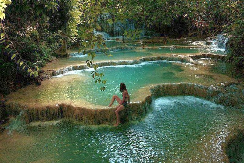 Лаос природный бассейн