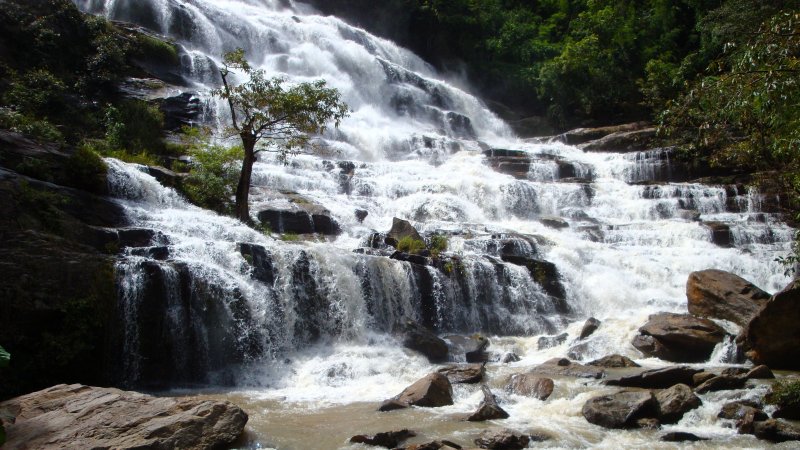 Водопад ти ЛО Су Таиланд