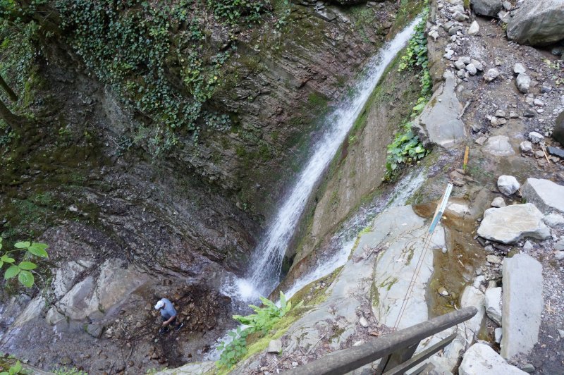 Размыта дорога к водопадам Шапсуг и Псыдах