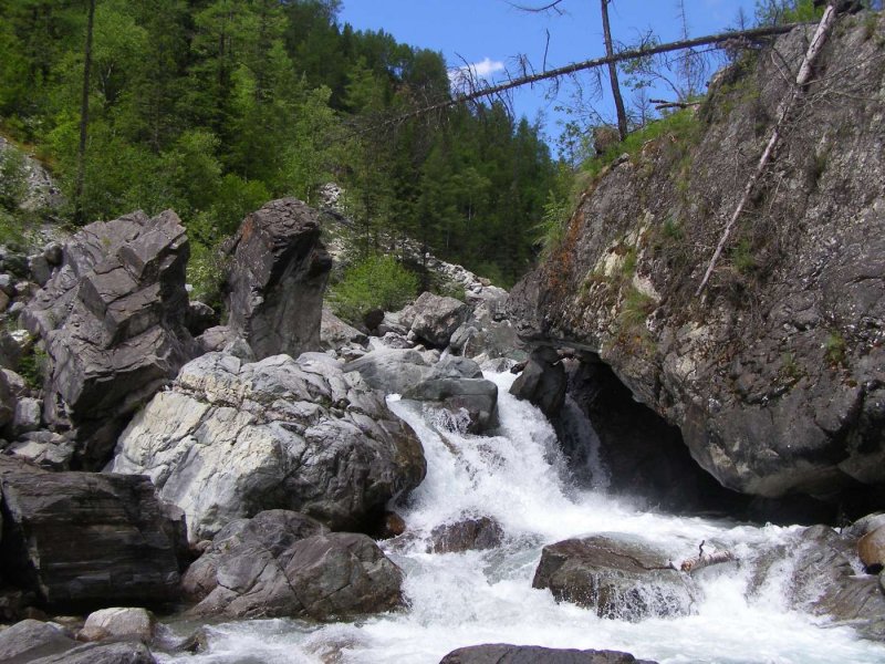 Водопады Иркутской области в Аршане