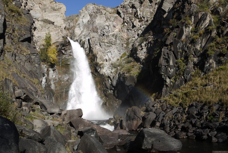 Водопады в Улаганском районе Республики Алтай