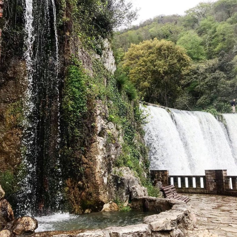 Водопад черепаха Абхазия
