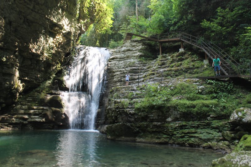 Ольгинский водопад Абхазия
