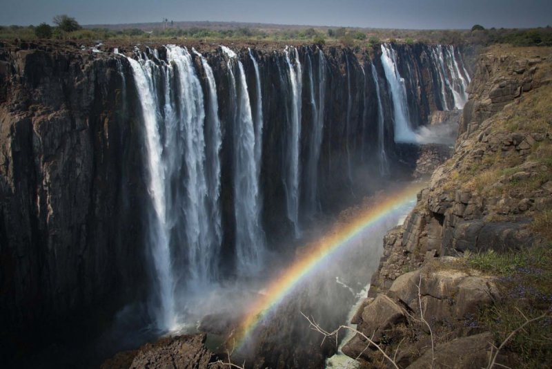 Водопад Виктория Африка природное чудо света
