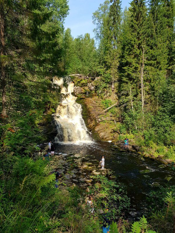 Долина водопадов Карелия Лахденпохский