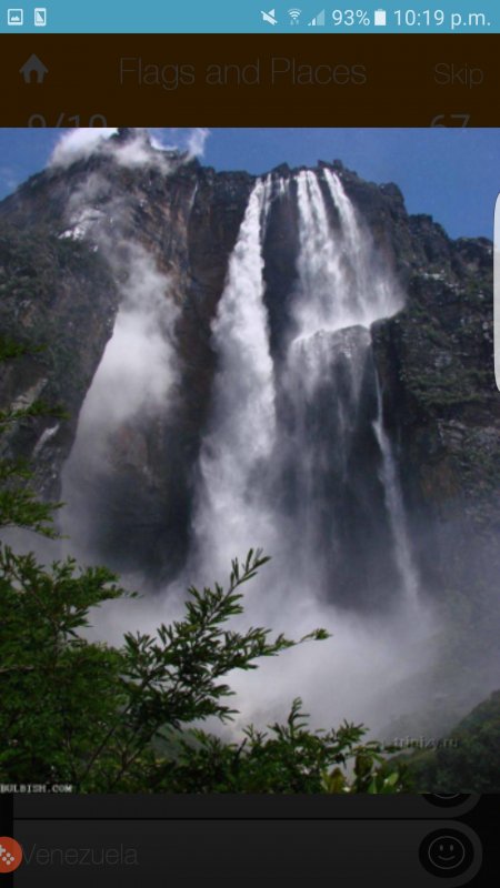 Водопады Виктория Ниагарский Анхель
