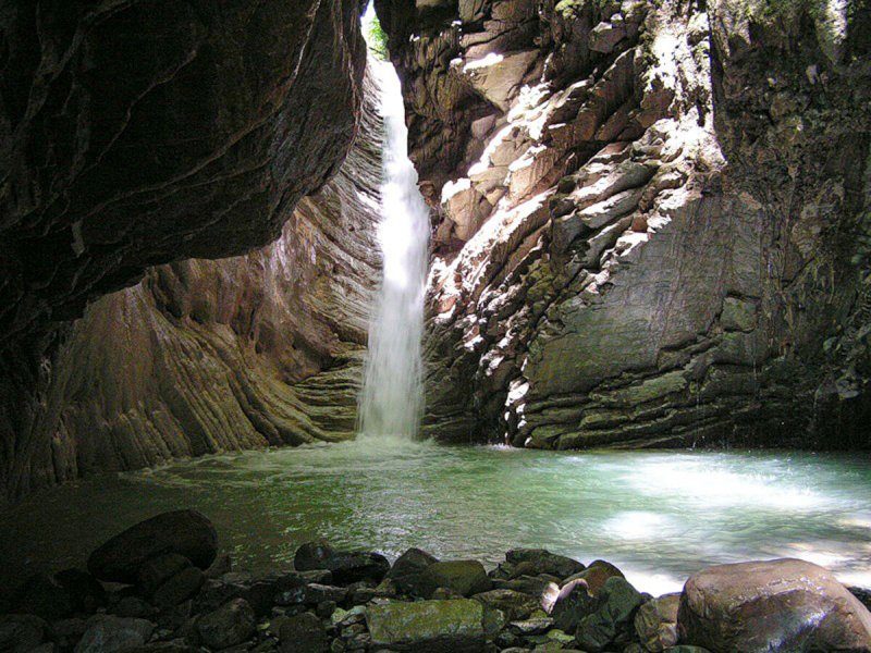 Свирское ущелье каньон Лазаревское