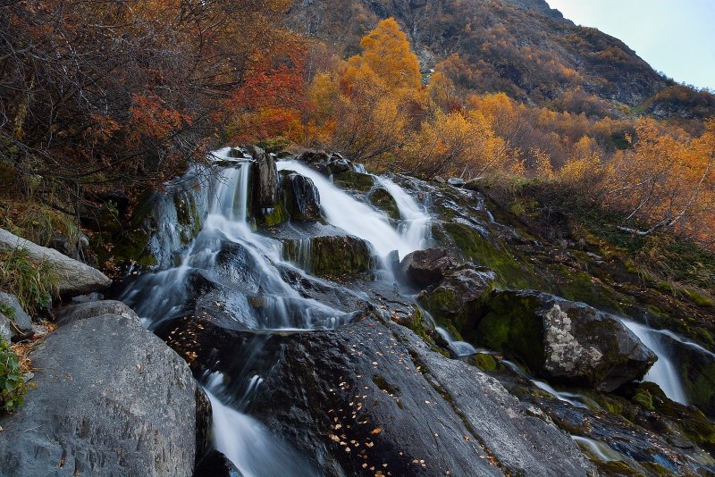 Домбай водопад Джугутурлучат