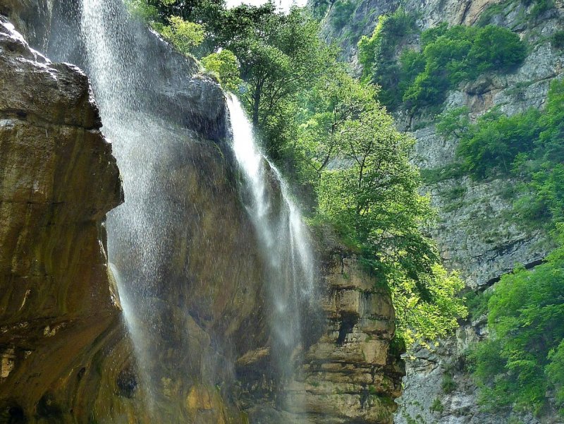 Гижгит Чегемские водопады