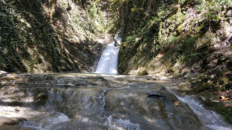 Река Шахе Сочи 33 водопада