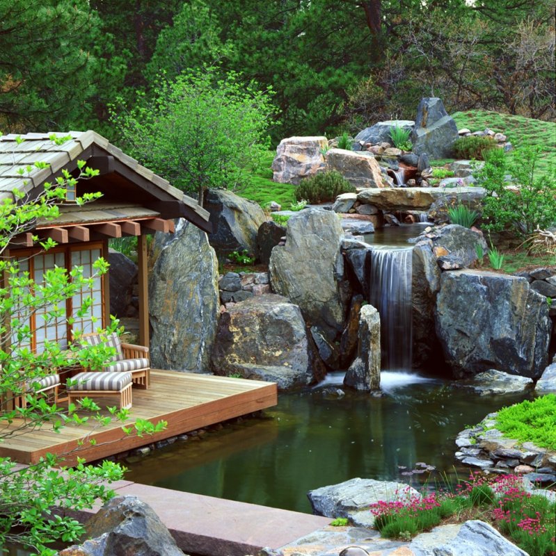 Японский сад, Альпийская горк