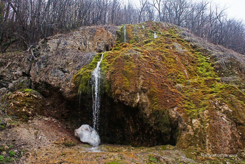 Шумиловский водопад Туймазинский зимой
