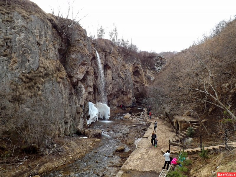 Водопад Березовское ущелье Кисловодск