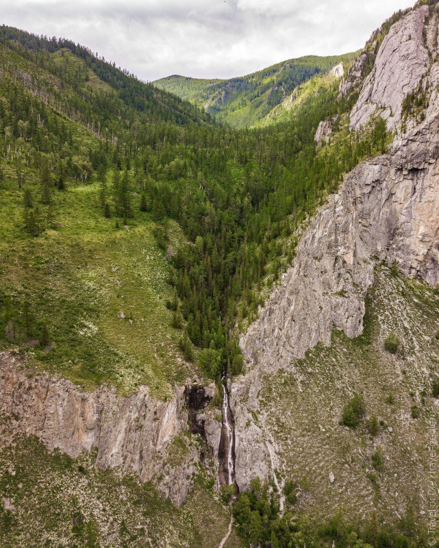 Водопад Ширлак горный Алтай