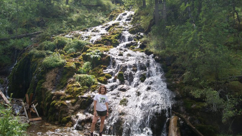 Емурлинский водопад Алтай