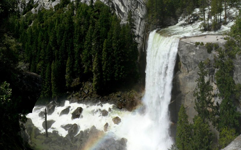 Самые известные водопады Йосемити