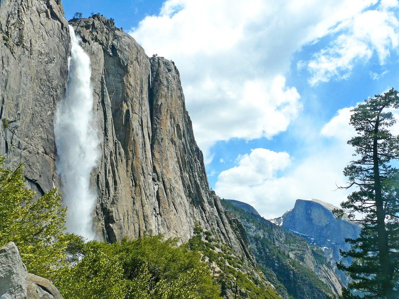 Йосемитский национальный парк водопад