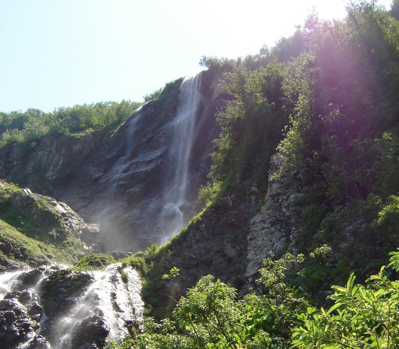Ханагский водопад в Хучни