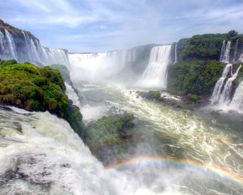 Водопады Латинской Америки гиф