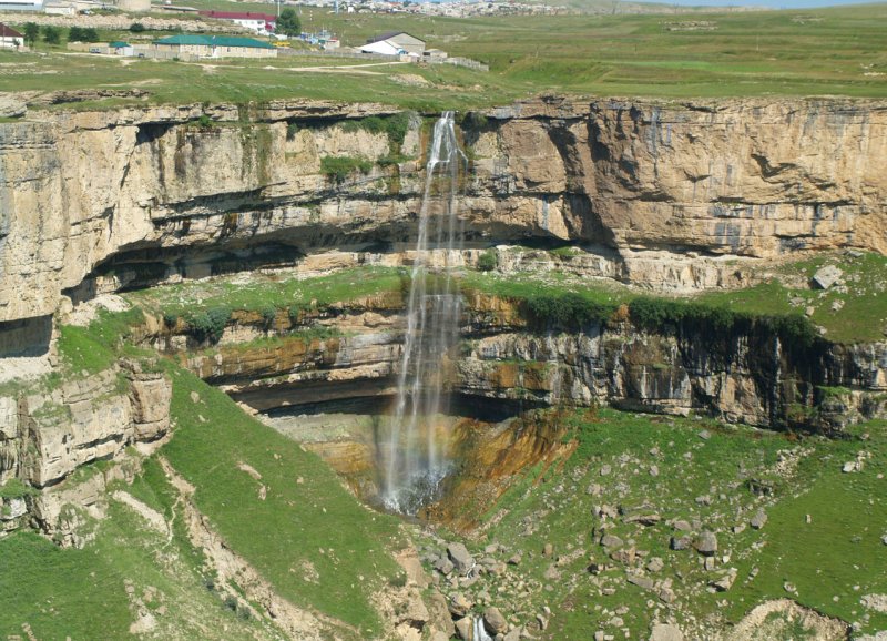 Горный Дагестан водопад Тобот