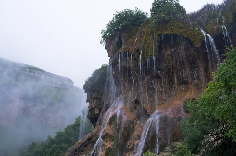 Водопад 70 струй Кабардино Балкария