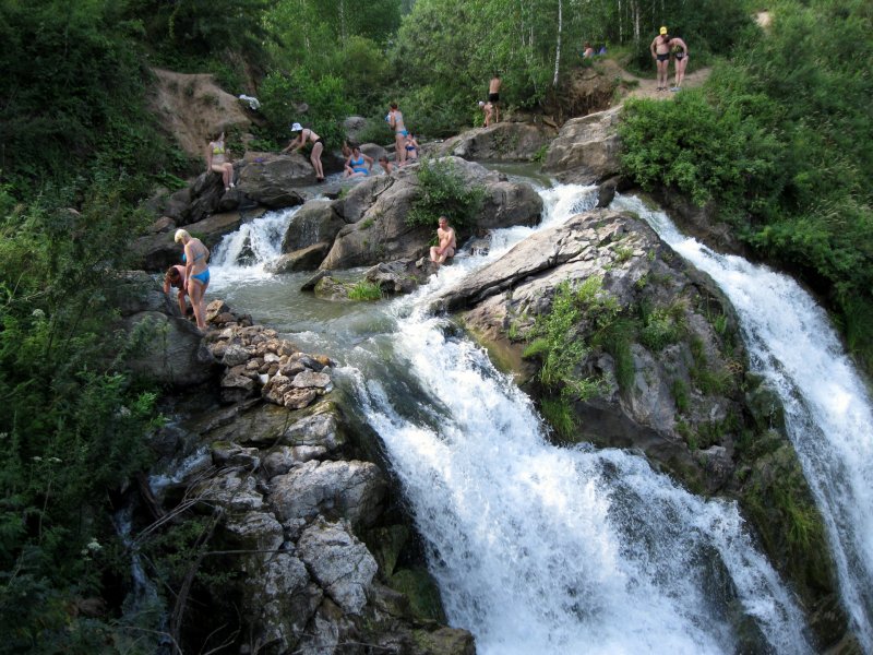 Пещерский водопад Кемеровская область
