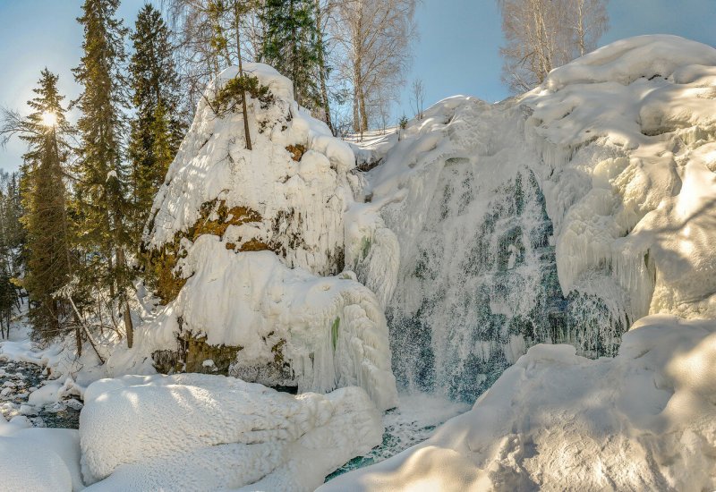 Иткаринский водопад Кемеровская область