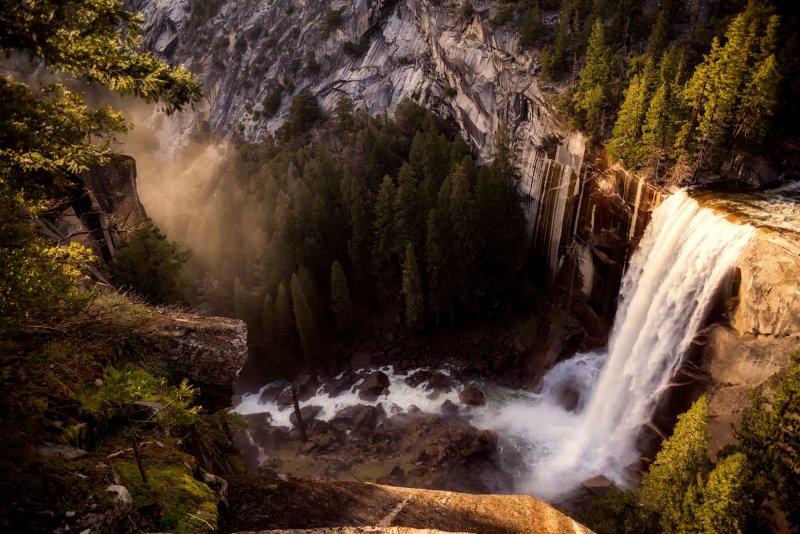 Йосемитский национальный парк водопад