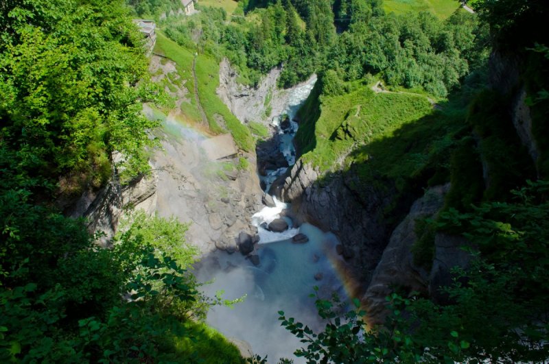 Рейхенбахский водопад Швейцария