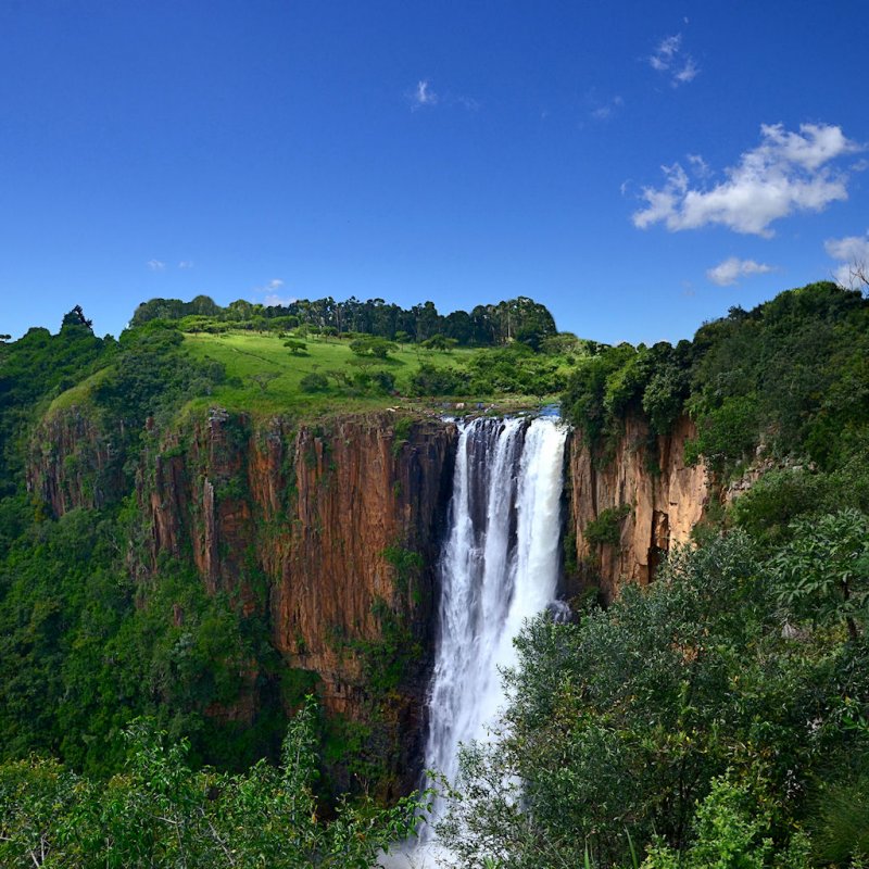 Достопримечательности ЮАР водопад Тугела