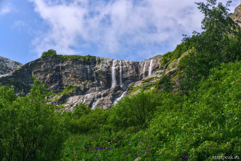 Софийские водопады Архыз Россия