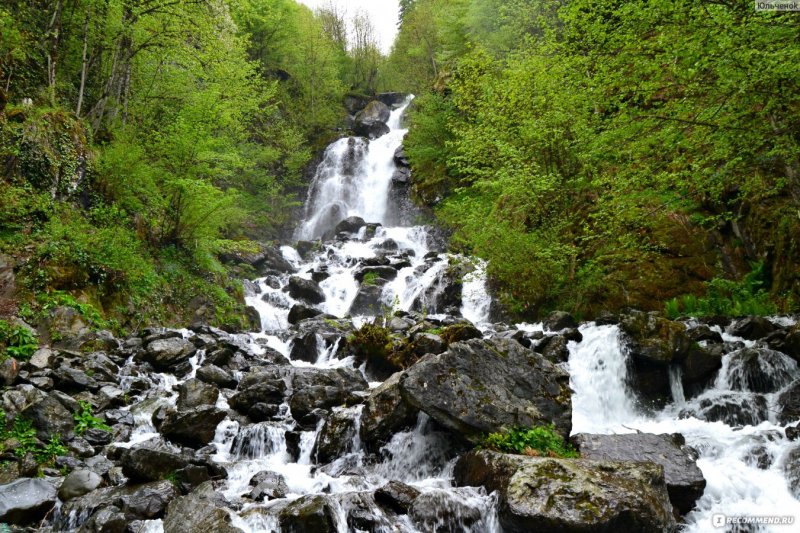 Молочный водопад Абхазия
