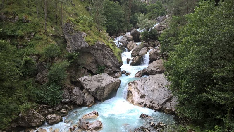 Абхазия горы водопады