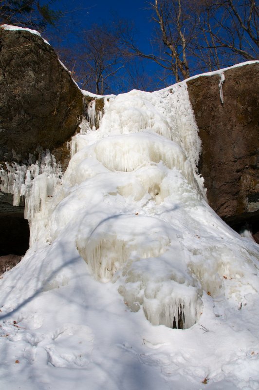 Кравцовские водопады Приморский зимой