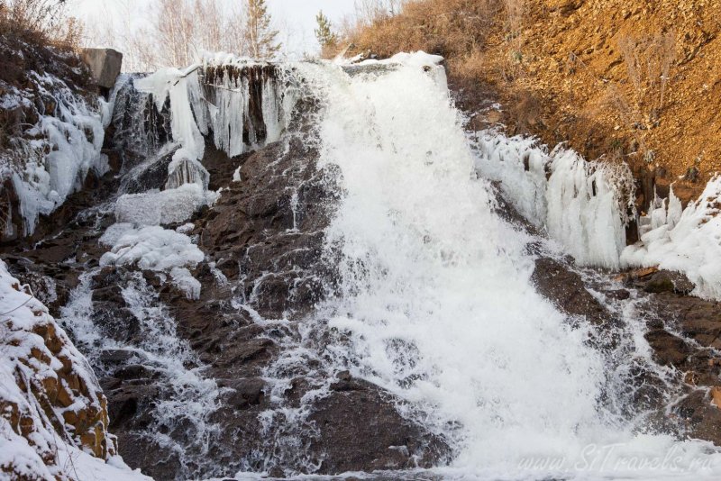 Прямской водопад Новосибирская область