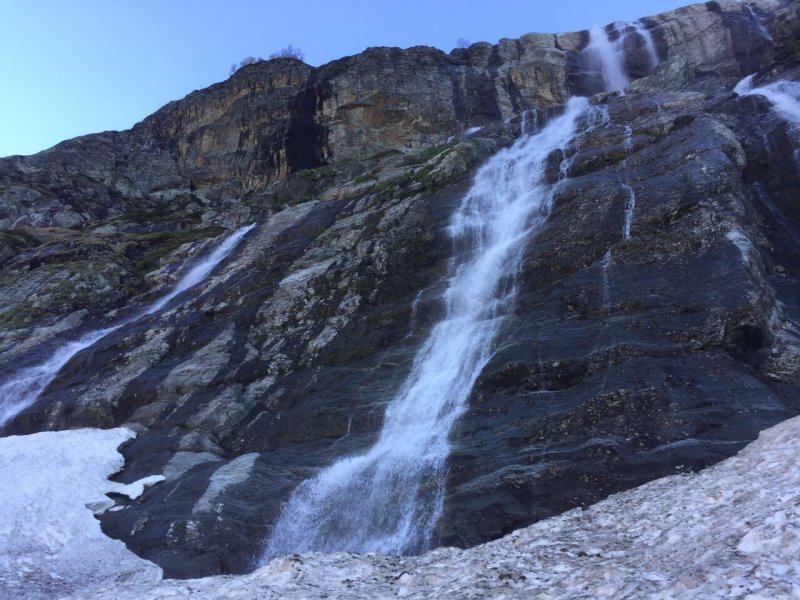 Софийские водопады зима