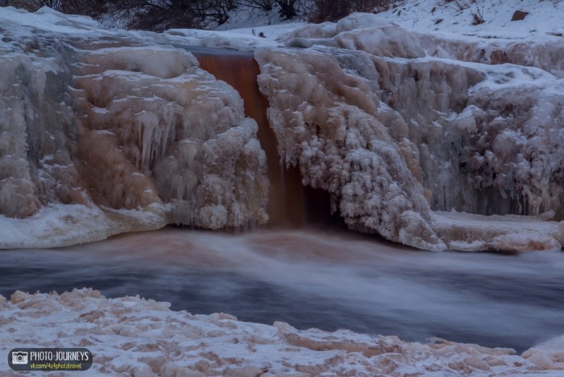 Сочинские водопады зимой