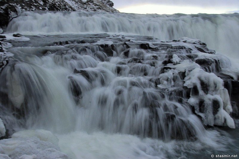 Чульчинский водопад зимой