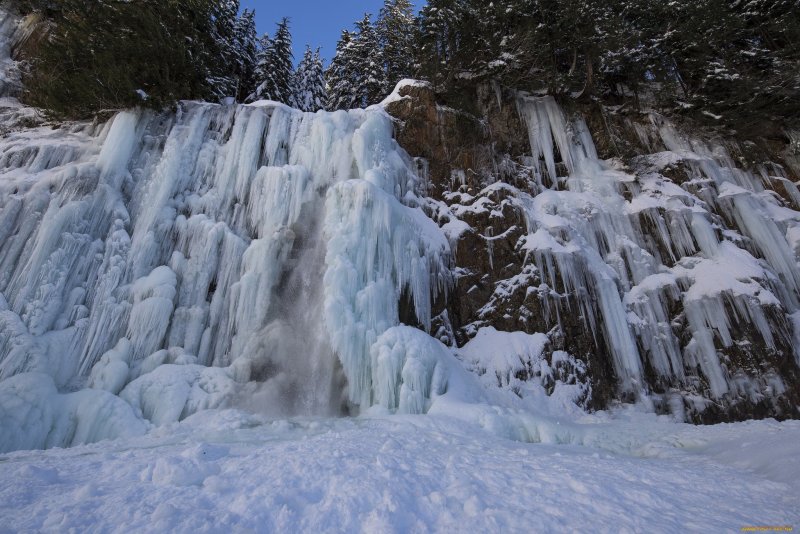 Водопад Айчонок зимой