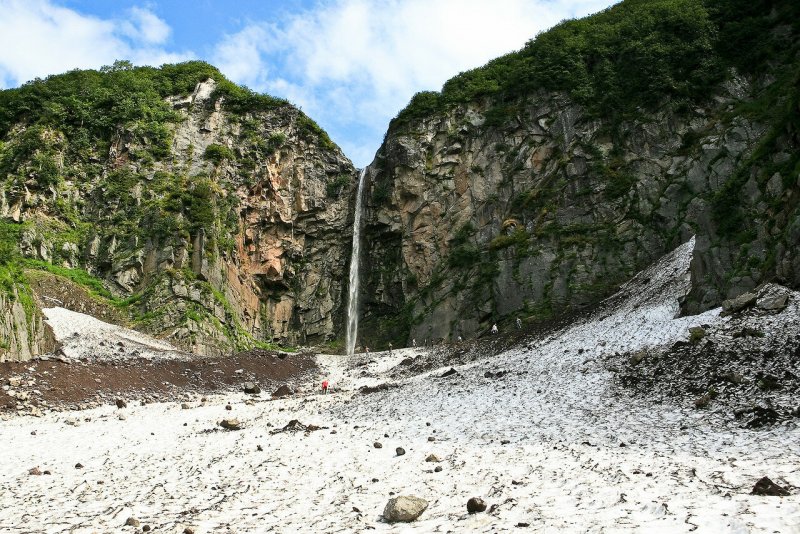 Вилючинская сопка водопад