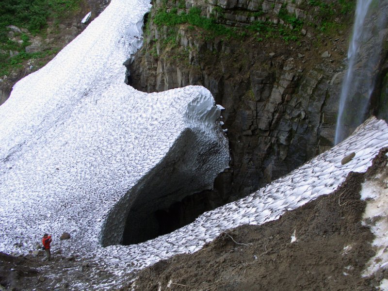 Вилючинский вулкан водопад